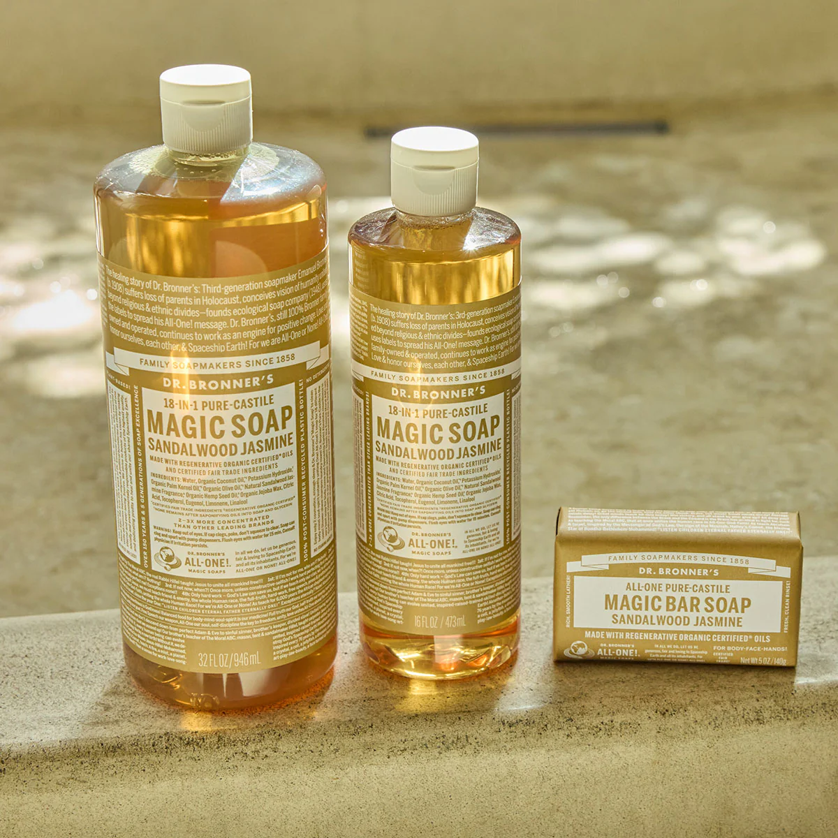 18-In-1 Pure-Castile Magic Soap - Sandalwood & Jasmine - Image 6